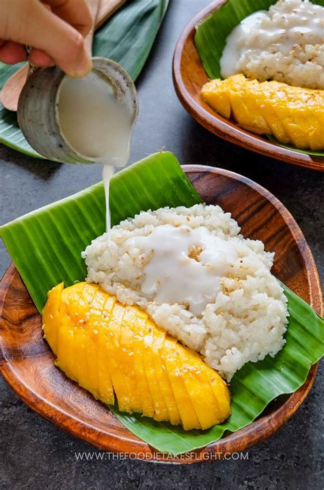 Mango Sticky Rice - The Foodie Takes Flight