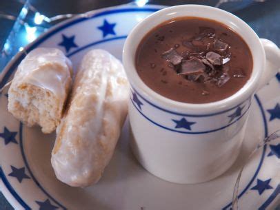 Delicious Homemade Hot Chocolate and Classic Doughnut Sticks