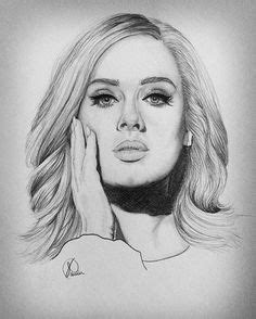 Art by @profsxavier | Celebrity drawings, Portrait, Adele