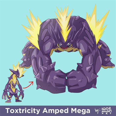 Toxtricity Amped Mega Evolution : pokemon