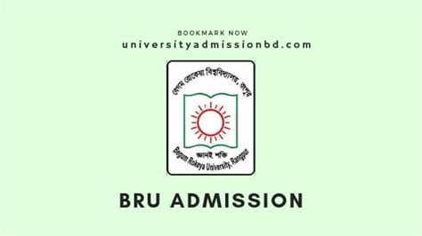 BRUR Admission: Begum Rokeya University Admission Circular 2022-23