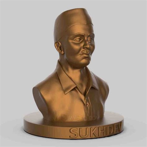 Freedom Fighter Sukhdev Sculpture - My 3D Toy