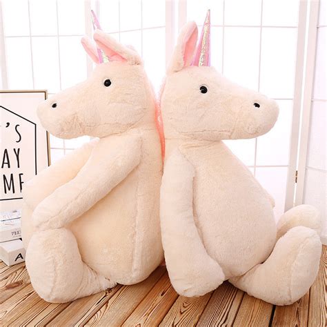 Big Fluffy Unicorn Soft Plush Toy - Well Pick