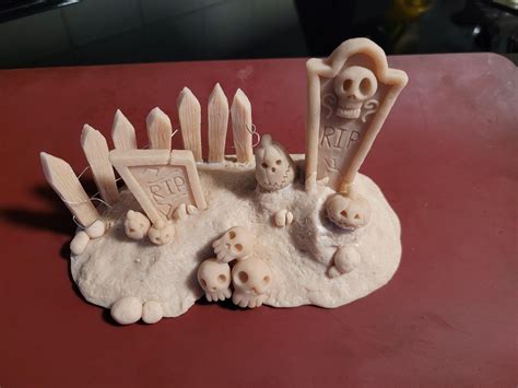 Small Clay Halloween Diorama Decoration : 19 Steps (with Pictures ...