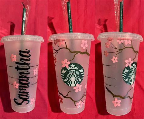 Blossom Flower Starbucks Cup Haruka Flower Cup Flower Cup - Etsy ...