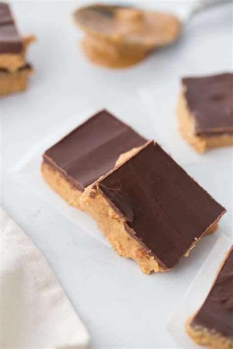 Best No-Bake Keto Peanut Butter Chocolate Bars - Kasey Trenum