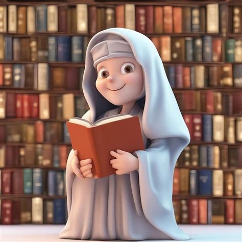 Premium AI Image | Pastor preacher priest nun reading the Holy Bible