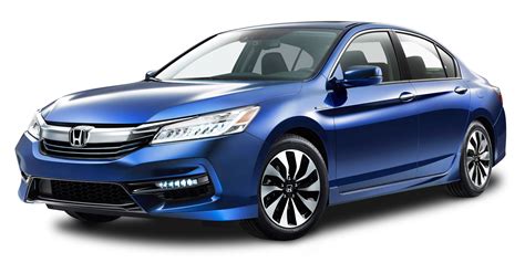 Download Blue Honda Accord Hybrid Car PNG Image for Free