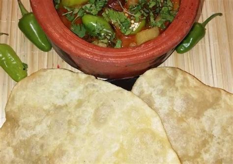 Puri Tarkari Recipe by Nazia Qureshi - Cookpad
