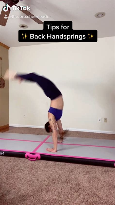 Back handspring tips – Artofit