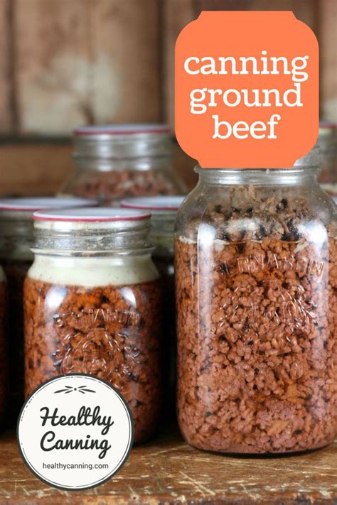 Canning ground beef | Recipe | Canning recipes, Pressure canning recipes, Canning vegetables