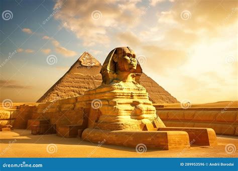 Spectacular Pyramid Silhouette at Sunset. Stock Illustration - Illustration of iconic, desert ...