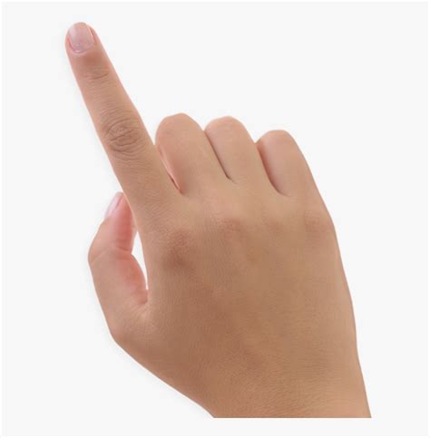 #hand #indexfinger #pointing #touching - Transparent Background Finger ...