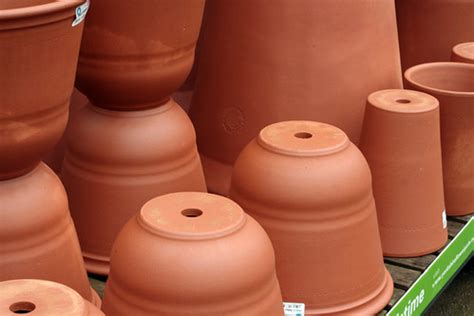 Terracotta plant pots | This garden image is in copyright bu… | Flickr