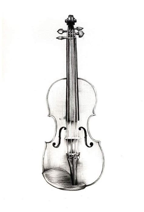 Pin by Susy on Tatoeages | Violin art, Musical instruments drawing, Violin drawing