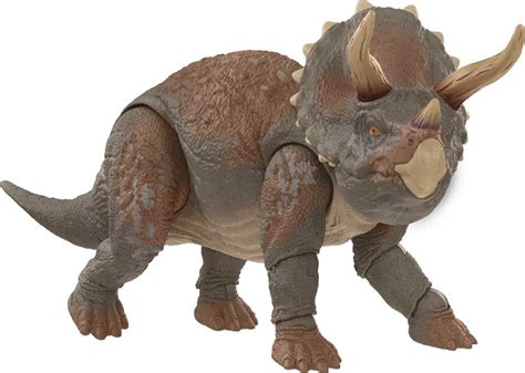 Buy Jurassic World Jurassic Park Hammond Collection Triceratops Dinosaur Action Figure, 11.8in ...