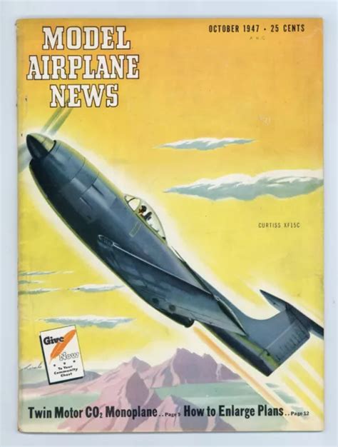 MODEL AIRPLANE NEWS Magazine Vol. 37 #4 VG- 3.5 1947 Low Grade $3.00 - PicClick