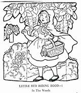 Little Red Riding Hood Coloring Pages At GetColoringscom  Free sketch template