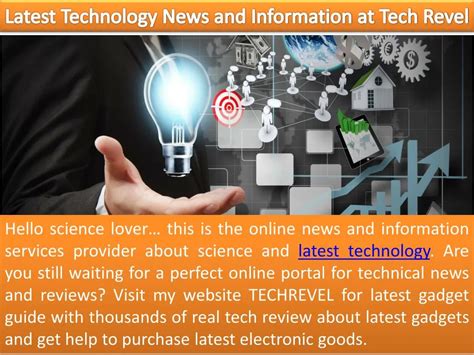 PPT - Latest Technology News and Information at Tech Revel PowerPoint Presentation - ID:7493514