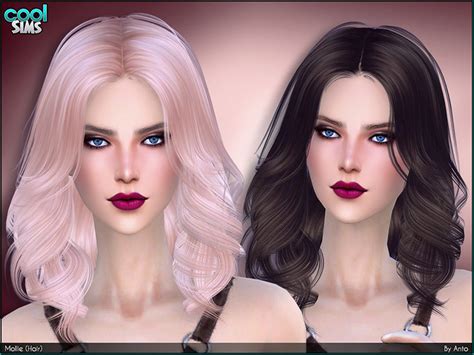 Sims 4 cc hair - poodish