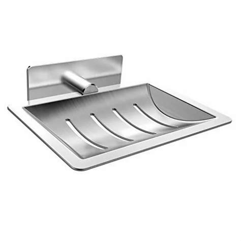 Aricon Silver Rectangular Stainless Steel Soap Dish, Material Grade: Ss 304 at Rs 610 in Rajkot