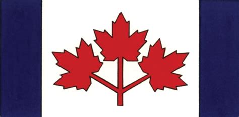 Proposal for the new canadian flag, 1964. This was one of the designs ...