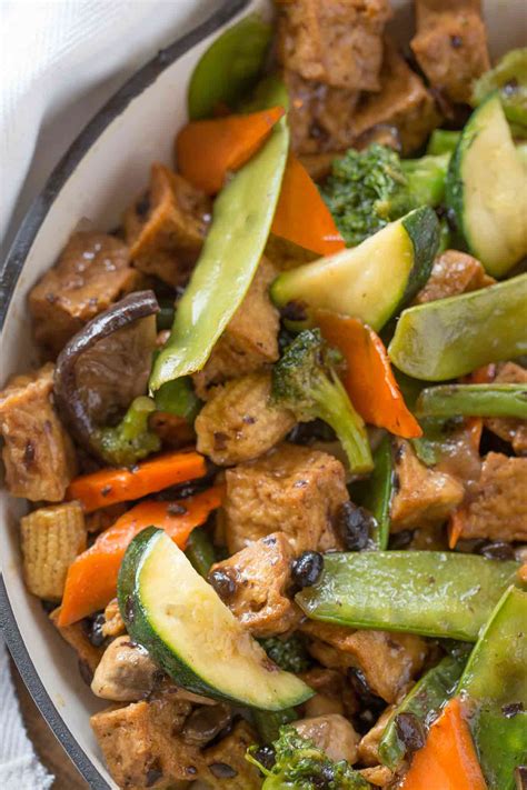 Tofu Stir-Fry - Dinner, then Dessert