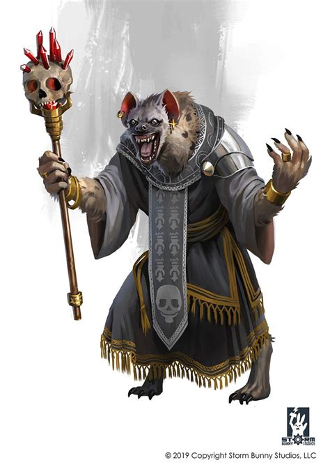 Gnoll Cleric of Death God (Male) by Annadel CincoCopyrighted to Storm ...