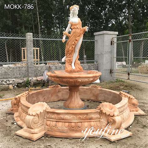 Garden Marble Outdoor Water Fountain Female Statues for Sale MOKK-786 ...