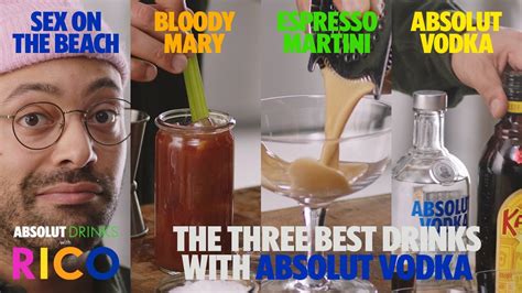 3 Best Vodka Drink Recipes | Absolut Drinks with Rico - The Busy Mom Blog