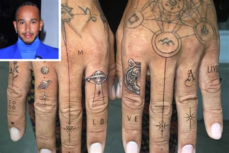 Lewis Hamilton Reveals His New Hand Tattoos