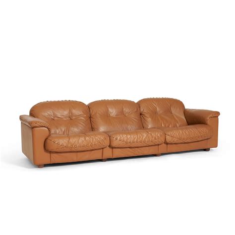 De Sede Leather Sofa, DS 101 at 1stDibs