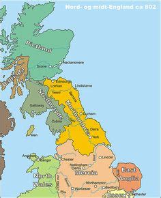 Map of Northumbria and Strahclyde in 802. Map Of Britain, Great Britain, Chichester, Anglo Saxon ...
