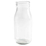 American Metalcraft GMB8 8 oz Glass Milk Bottle - Clear