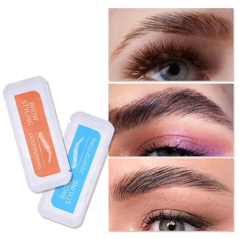 GWONG 6g/Pouch Brow Lamination Kit Feathery Brows Long Lasting Makeup Accessory DIY Eyebrow ...