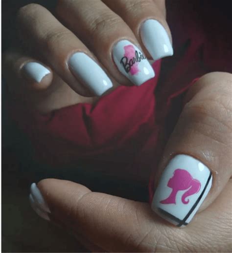 65 Barbie Inspired Nail Designs