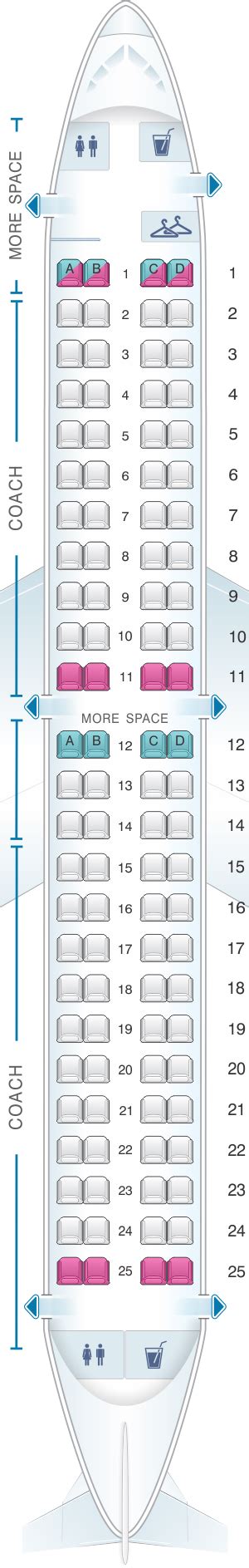 Seat Map JetBlue Airways Embraer EMB 190 | SeatMaestro