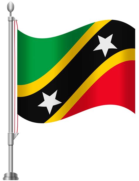 St Kitts and Nevis Flag PNG Clip Art - Best WEB Clipart