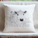 cow cushion cover by bird | notonthehighstreet.com
