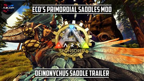 ARK: Survival Evolved | Eco's Primordial Saddles Mod | Deinonychus Saddle Trailer - YouTube