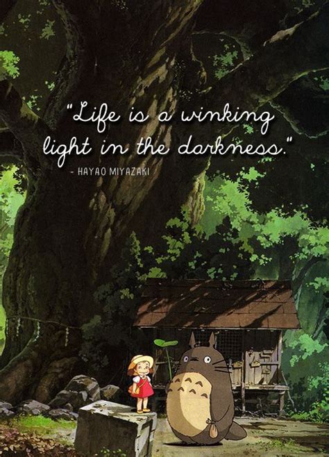 Quote: A Winking Light – My Neighbor Totoro | Studio ghibli quotes ...