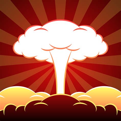 Nuclear Explosion Illustration 225093 Vector Art at Vecteezy