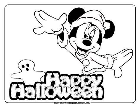 Disney Coloring Pages and Sheets for Kids: Mickey and Friends Halloween 1: Free Disney Halloween ...