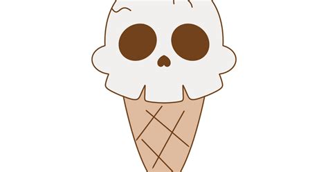 Skull Ice Cream Halloween Cookie Cutter by Flowly | Download free STL model | Printables.com