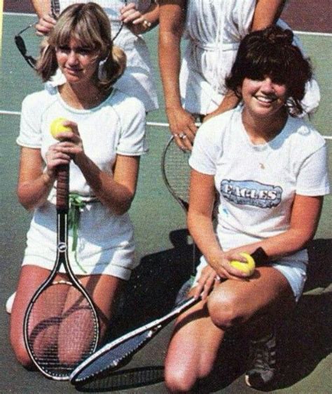 Olivia Newton John & Linda Ronstadt OMG celebrity tennis with my two favorites.