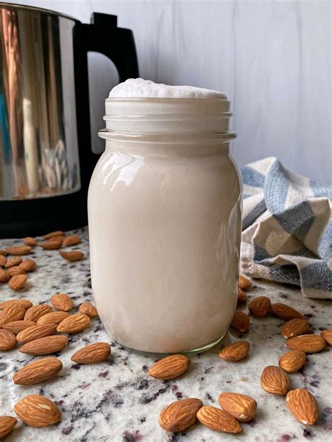 How to make almond milk in the Almond Cow. This healthy homemade almond ...