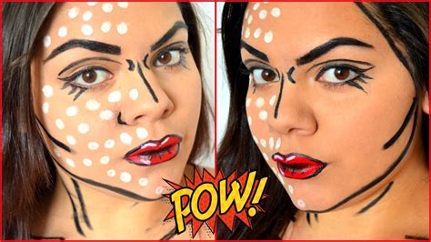 Comic Book Pop Art Makeup Tutorial | Saubhaya Makeup