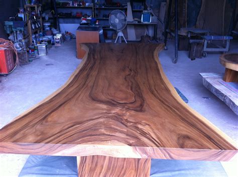 Live Edge Dining or Conference Table Reclaimed Golden Acacia - Etsy