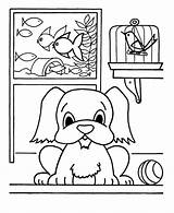 House Pets Coloring Page  Free Printable Pages For Kids sketch template