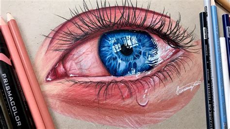 How To Draw A Realistic Crying Eye